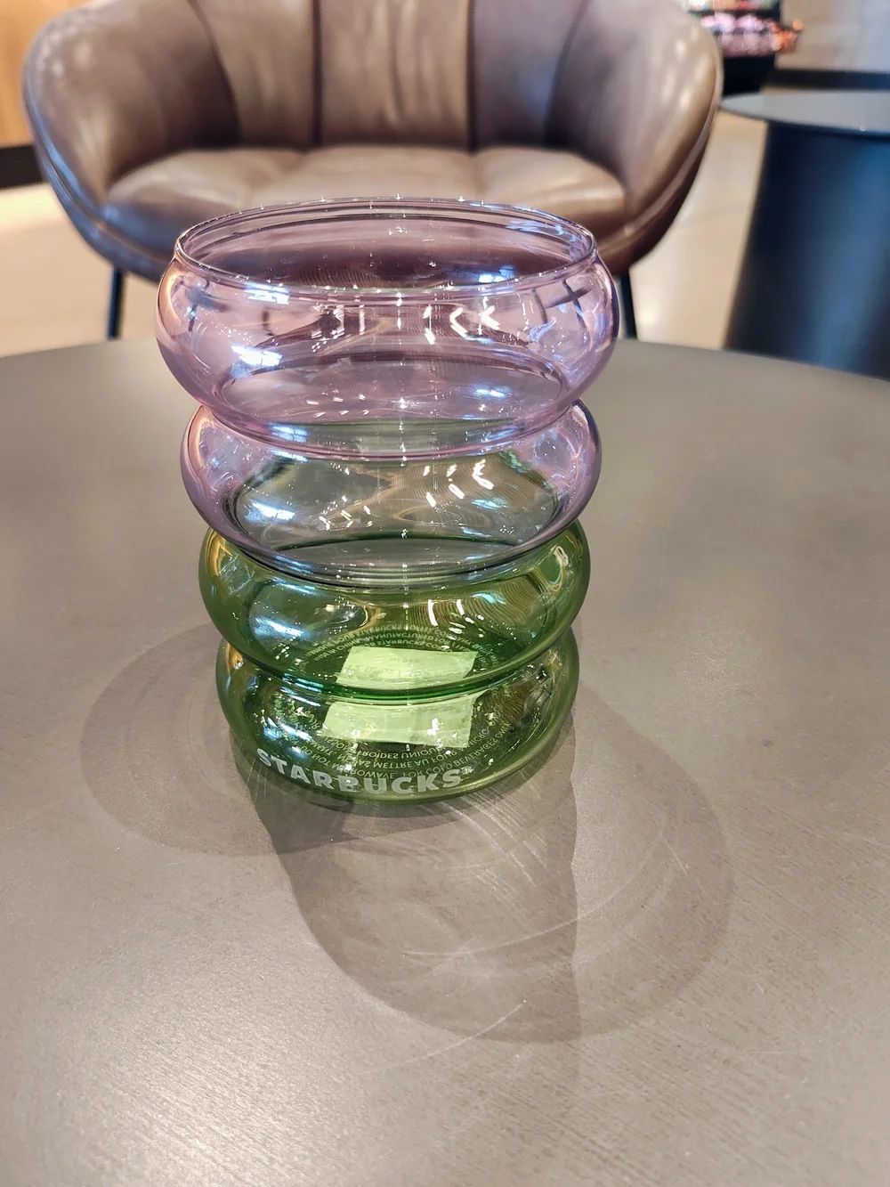 Starbucks Two-Tone Rippled Cup 2026 Spring Matcha Collection